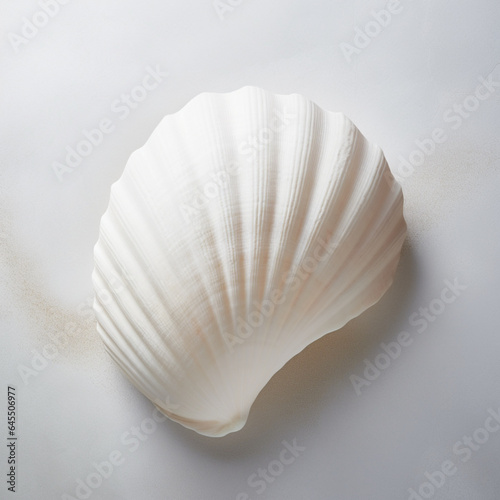 shell on black background