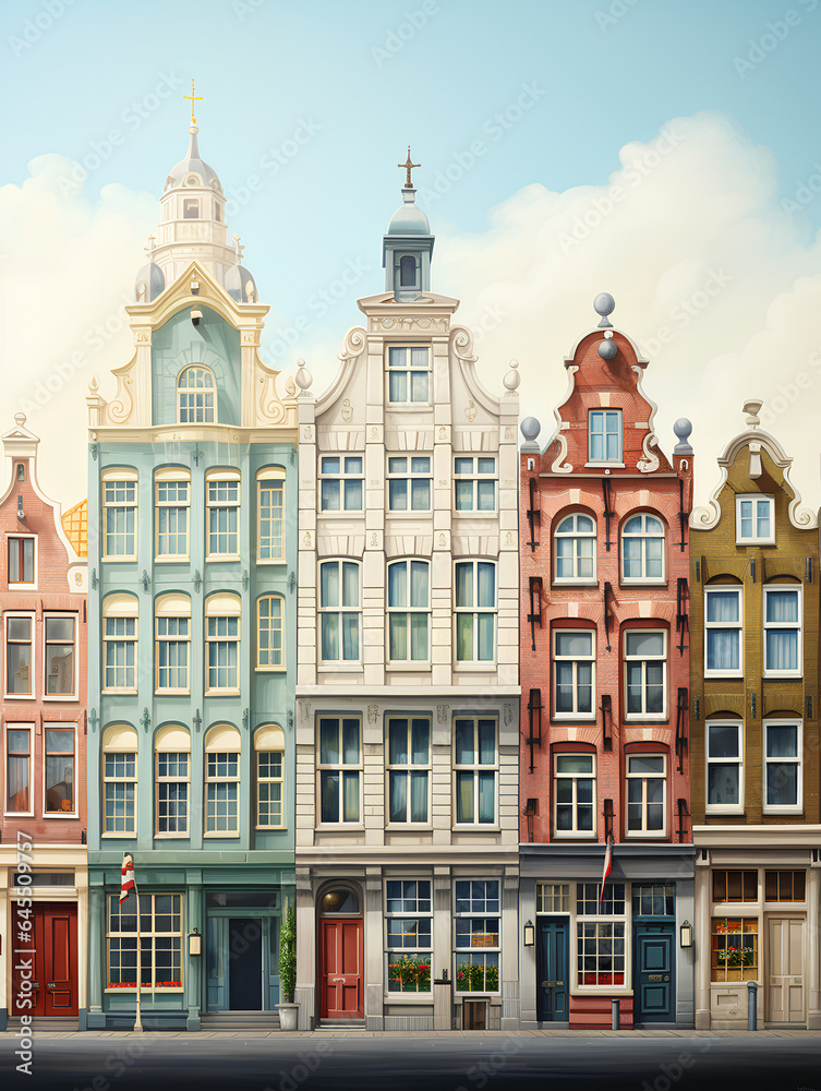 Fototapeta premium houses