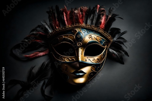 venetian carnival mask, generative AI ⁹