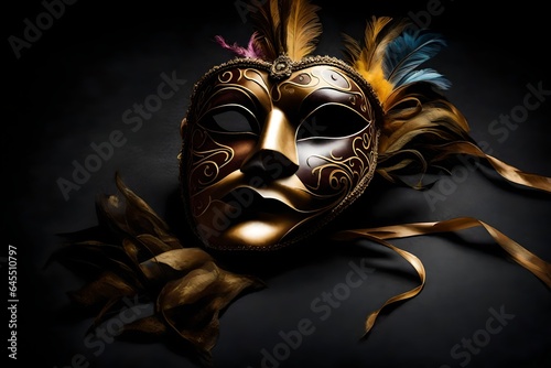 venetian carnival mask, generative AI 
