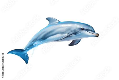 Dolphin Isolated on Transparent Background. Generative AI. © Artimas 