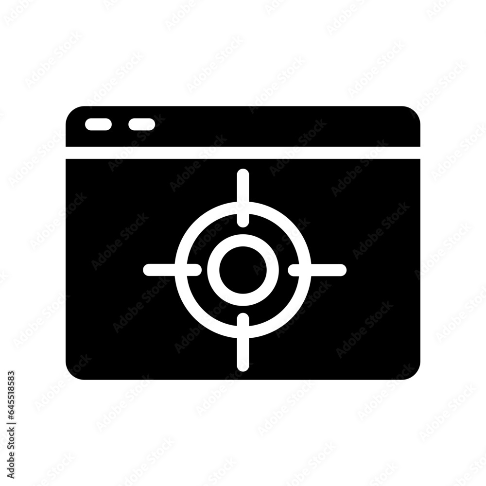 Online Seo Target Icon Online Seo Target Icon