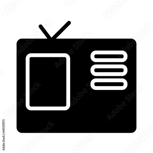 Retro Television Vintage Icon