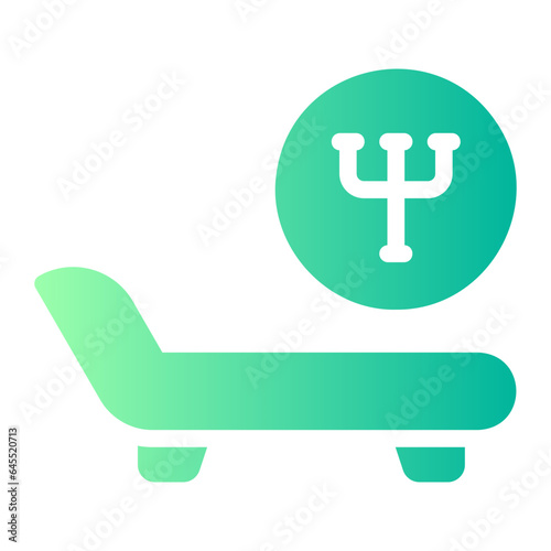 sofa gradient icon