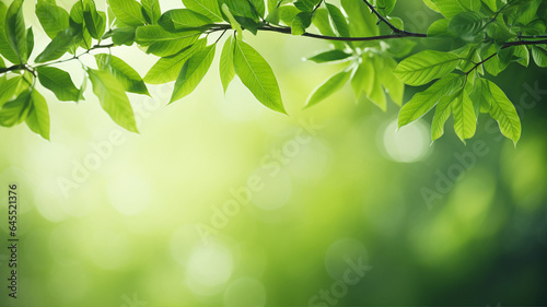 Green leaves  garden  environment ecology concept  abstract greenery background