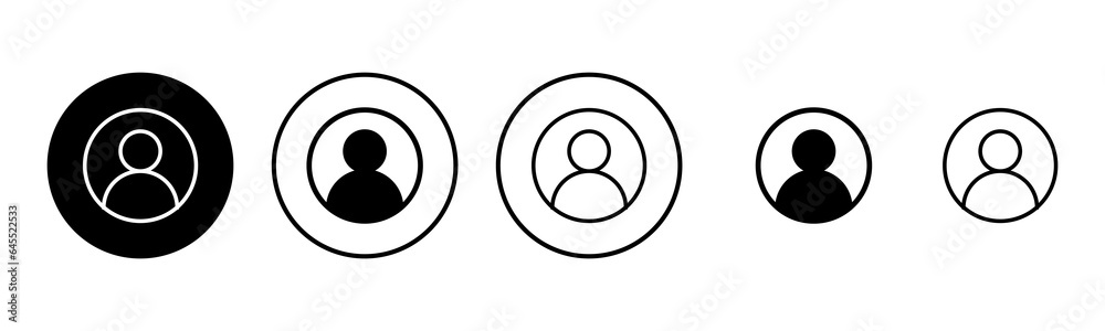 User Icon set illustration. person sign and symbol. people icon. User Icon set illustration. person sign and symbol. people icon.
