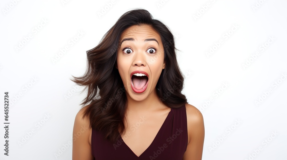 Screaming woman and person shouting in a distressing moment Screaming woman and person shouting in a distressing moment