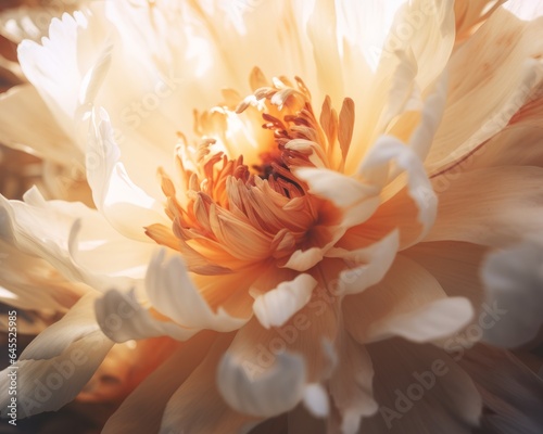 Beautiful flower, Stunning Macro Photography - golden light - backlit - subtle hues - magical - closeup - bokeh - high detail professional photograph © Miriam
