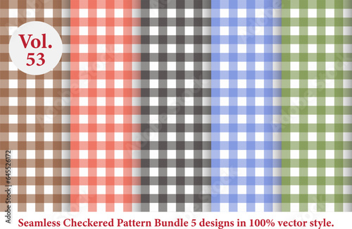 checkered pattern Vol.53,vector tartan,fabric texture in retro style,abstract colored