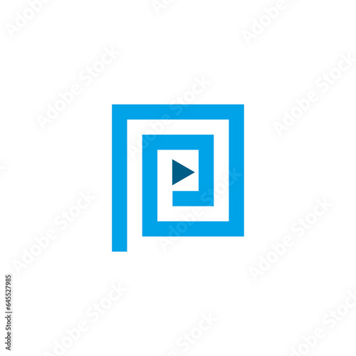 letter monogram initial logo design vector