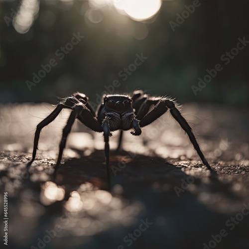 Spider on a rock © IllustrationXchange