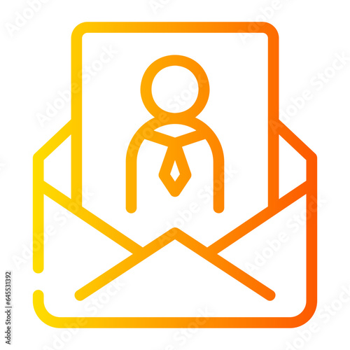 ballot gradient icon