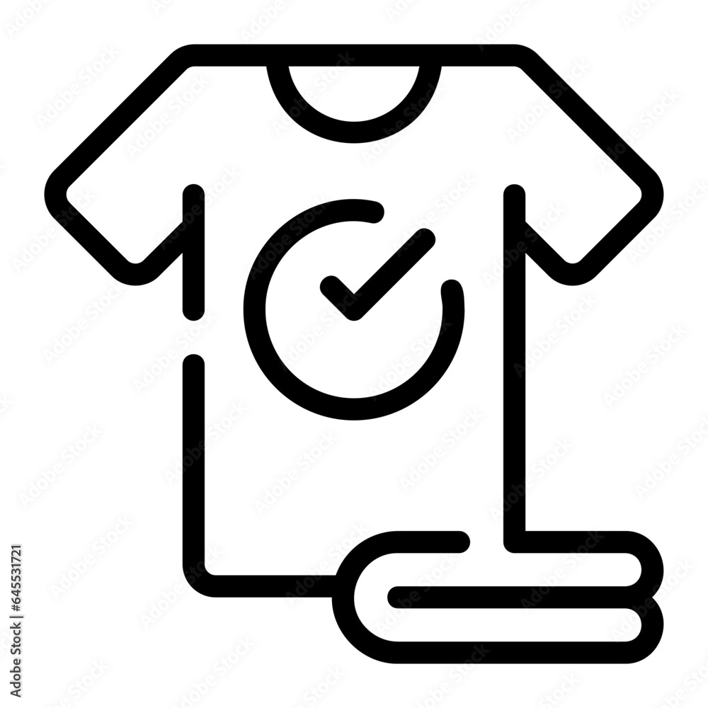 t shirt line icon t shirt line icon