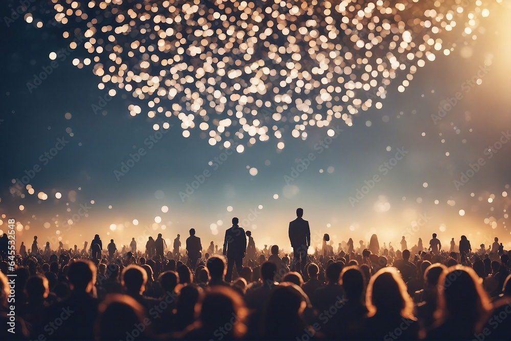 Fototapeta premium world population day background for wallpaper. copy space