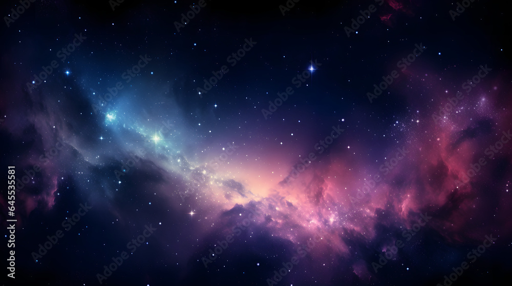 星雲銀河の背景 No.027  The Background of the Nebula Galaxy Generative AI