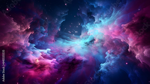 星雲銀河の背景 No.122 The Background of the Nebula Galaxy Generative AI