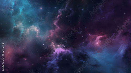                       No.123  The Background of the Nebula Galaxy Generative AI