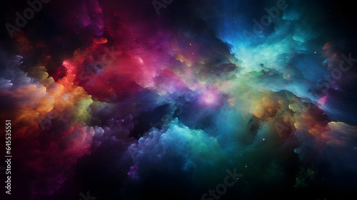 星雲銀河の背景 No.007 The Background of the Nebula Galaxy Generative AI