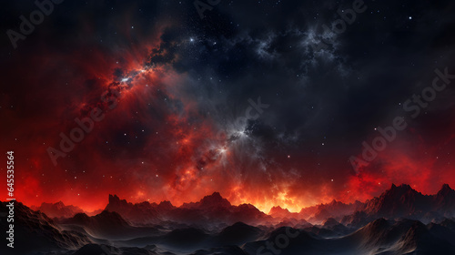 星雲銀河の背景 No.017 The Background of the Nebula Galaxy Generative AI