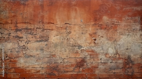 Old red brick wall background, abstract texture pattern backdrop © AITTHIPHONG