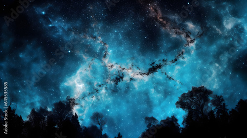                       No.028  The Background of the Nebula Galaxy Generative AI