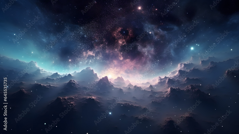 星雲銀河の背景 No.021 The Background of the Nebula Galaxy Generative AI 星雲銀河の背景 No.021 The Background of the Nebula Galaxy Generative AI