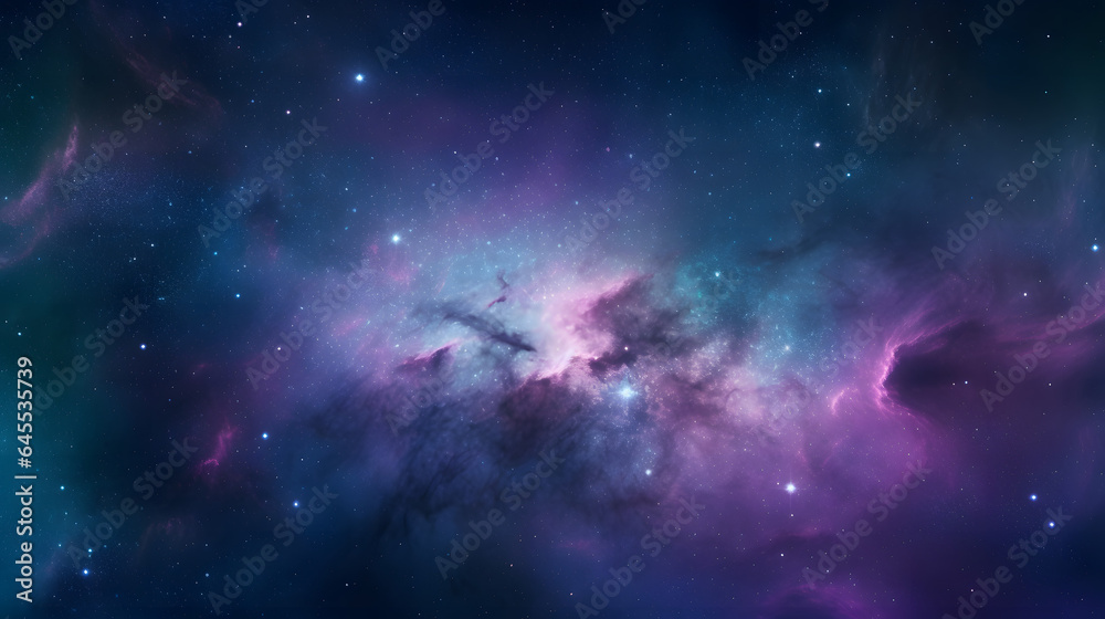 星雲銀河の背景 No.024  The Background of the Nebula Galaxy Generative AI