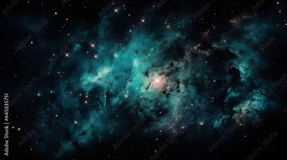 星雲銀河の背景 No.034  The Background of the Nebula Galaxy Generative AI
