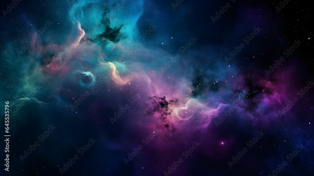 星雲銀河の背景 No.069  The Background of the Nebula Galaxy Generative AI