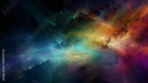                       No.016  The Background of the Nebula Galaxy Generative AI