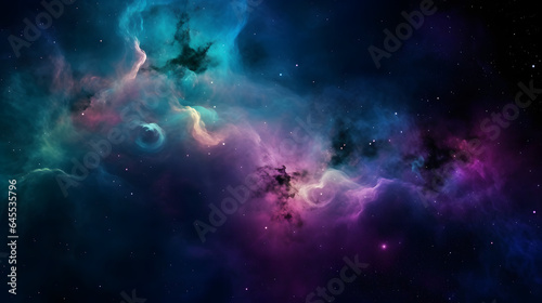                       No.069  The Background of the Nebula Galaxy Generative AI