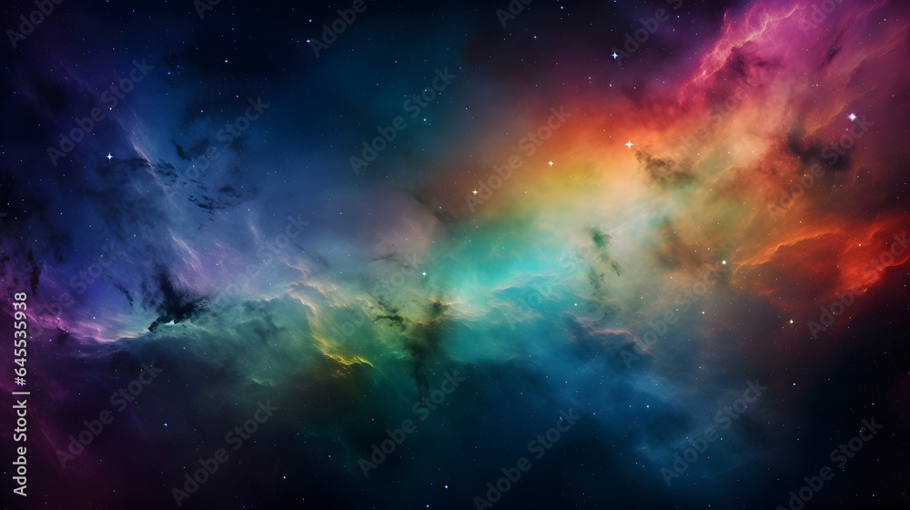 星雲銀河の背景 No.035  The Background of the Nebula Galaxy Generative AI