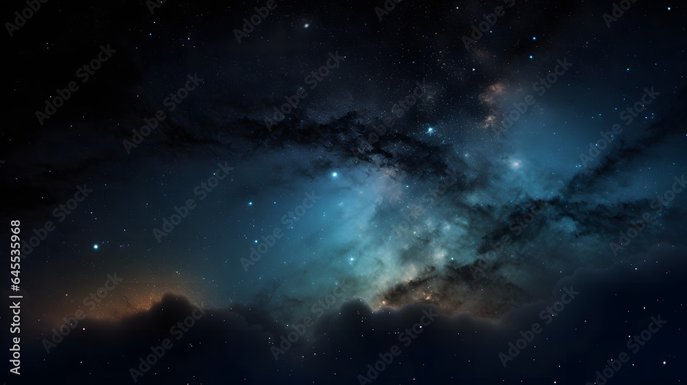 星雲銀河の背景 No.036  The Background of the Nebula Galaxy Generative AI