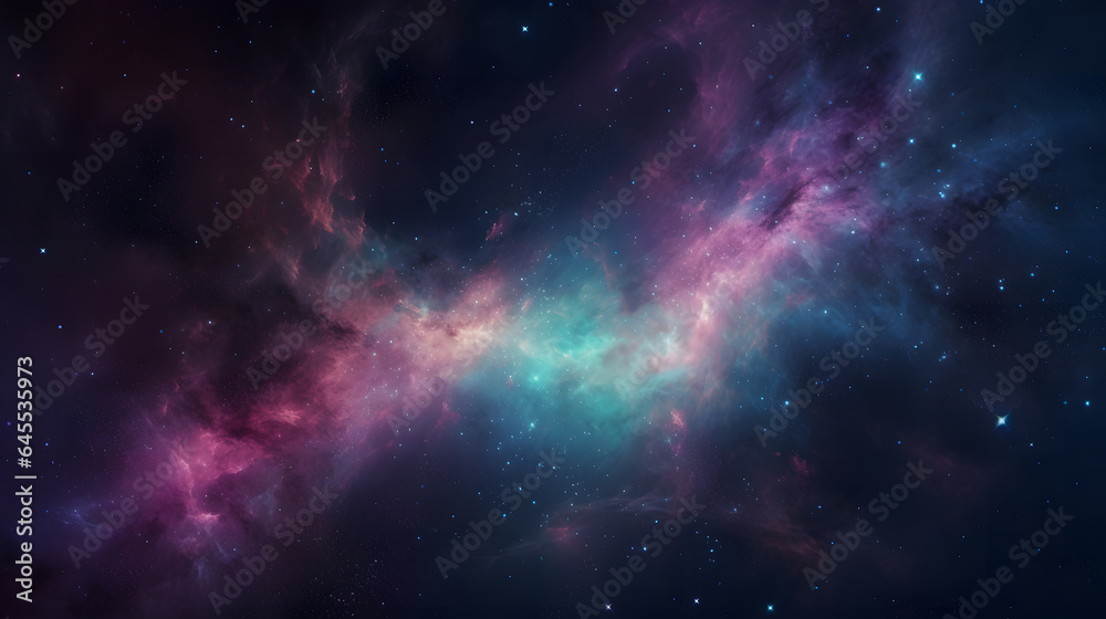 星雲銀河の背景 No.070  The Background of the Nebula Galaxy Generative AI