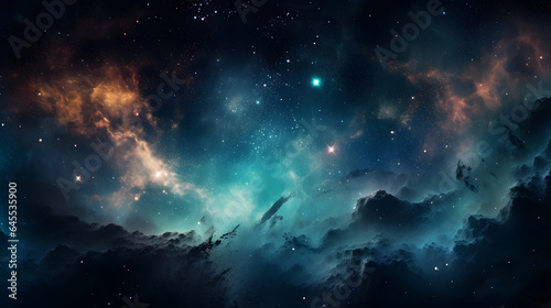 星雲銀河の背景 No.062 The Background of the Nebula Galaxy Generative AI