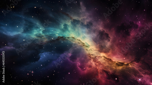 星雲銀河の背景 No.010 The Background of the Nebula Galaxy Generative AI