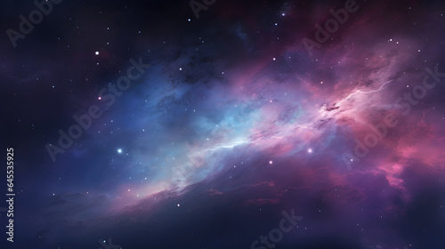                       No.057  The Background of the Nebula Galaxy Generative AI