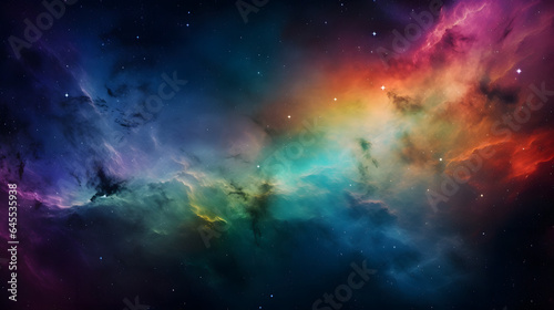 星雲銀河の背景 No.035 The Background of the Nebula Galaxy Generative AI