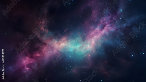                       No.070  The Background of the Nebula Galaxy Generative AI