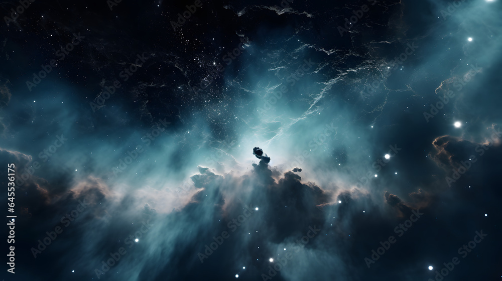 星雲銀河の背景 No.100  The Background of the Nebula Galaxy Generative AI
