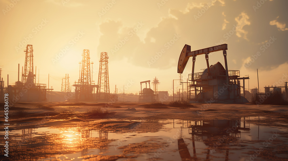 oil wells where crude oil is extracted from the ground oil wells where crude oil is extracted from the ground