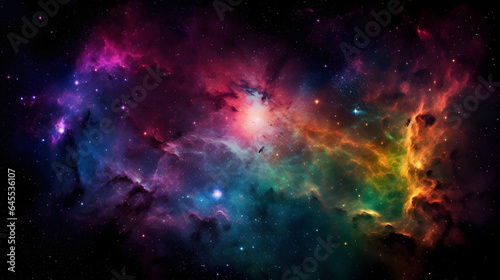                      No.097  The Background of the Nebula Galaxy Generative AI