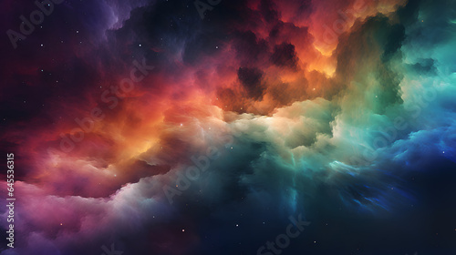星雲銀河の背景 No.121 The Background of the Nebula Galaxy Generative AI