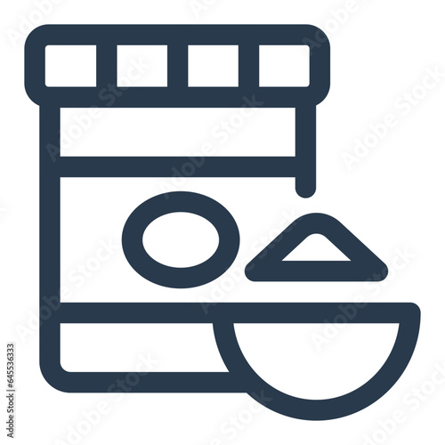 Baking Powder Ingredient Icon