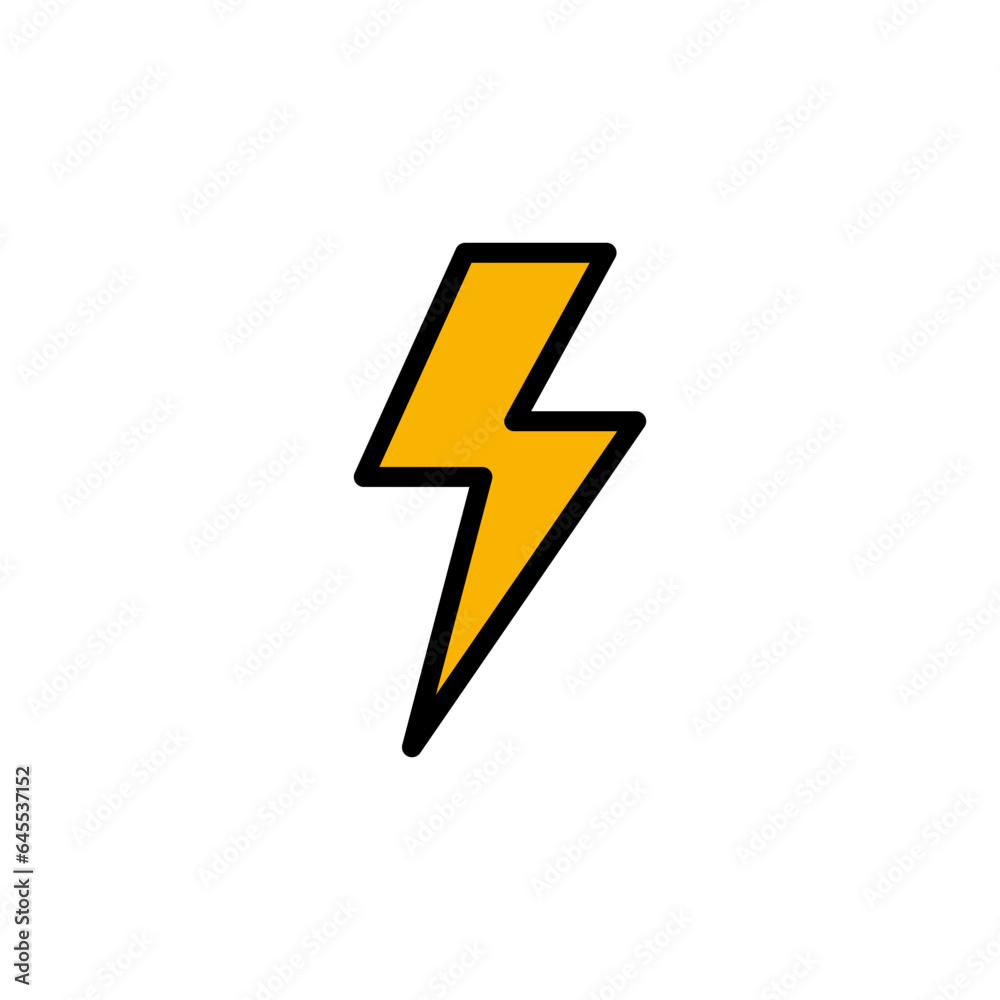 lightning bolt icon vector design templates lightning bolt icon vector design templates