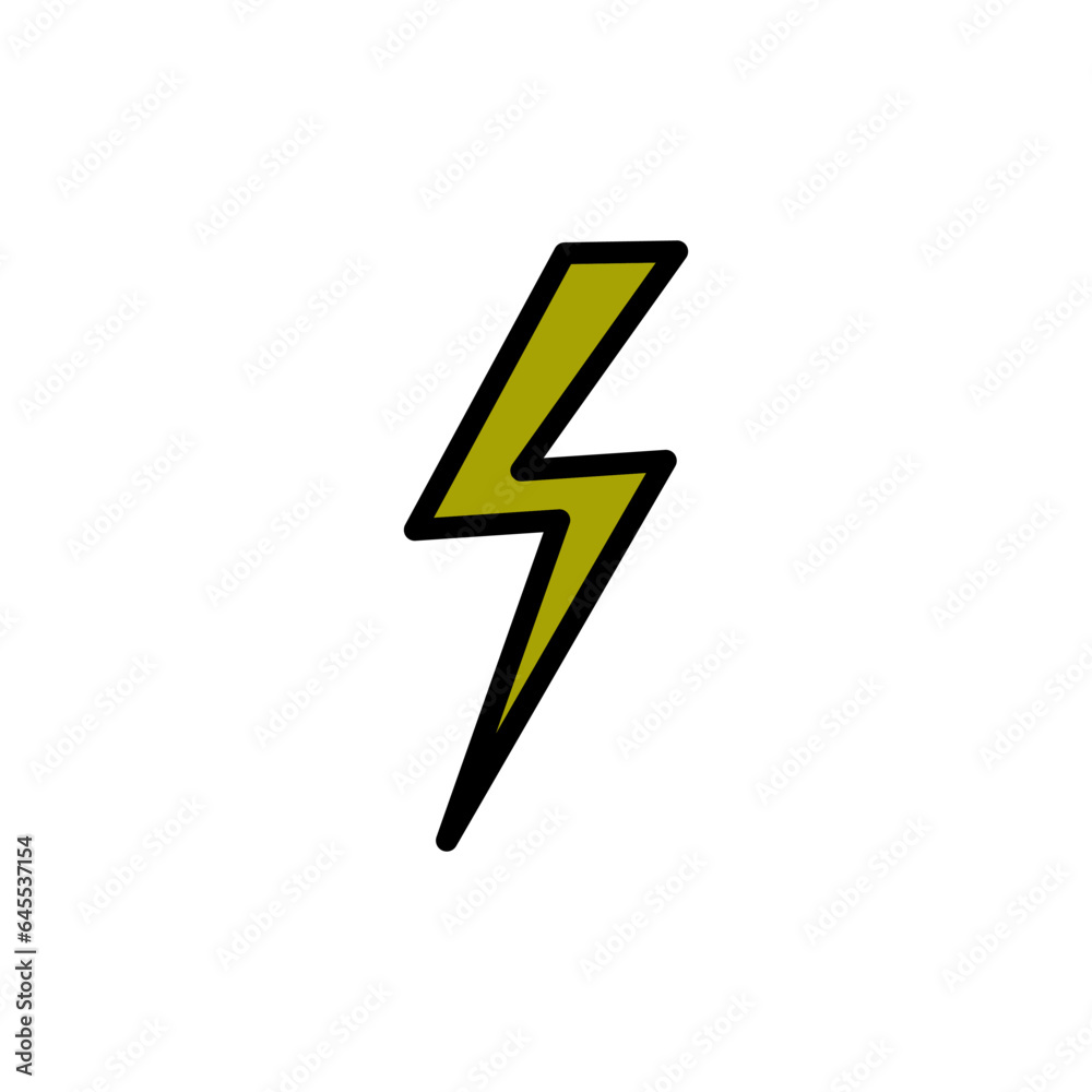 lightning bolt icon vector design templates lightning bolt icon vector design templates