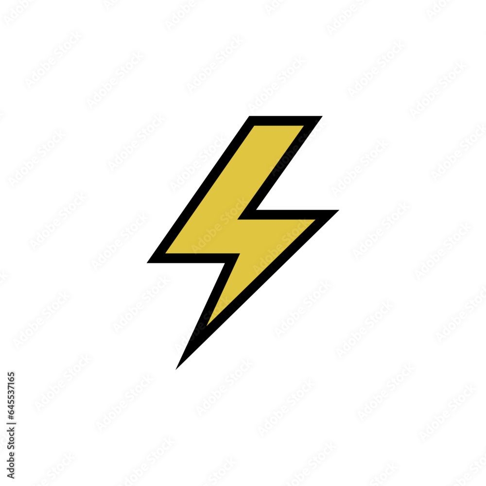 lightning bolt icon vector design templates lightning bolt icon vector design templates