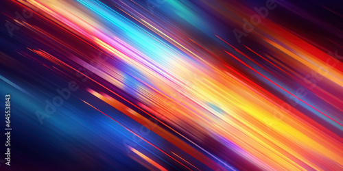 Abstract speed motion blurred striped glitch background.