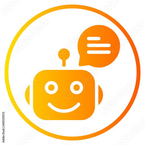 chatbot gradient icon
