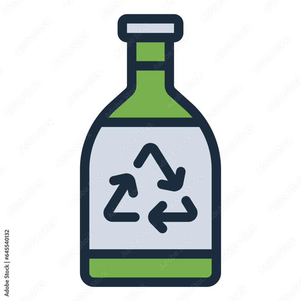 Reusable Bottle filled line icon Reusable Bottle filled line icon